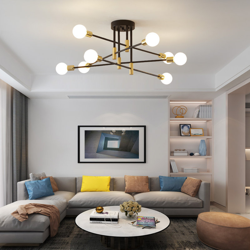 Charlice 8 - Light Dimmable Sphere Chandelier