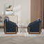 Fauteuil d'appoint rembourré avec base en bois (ensemble de 2)-800754002
