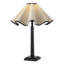 Lampe de table en résine et en rotin 24,5 po Monika