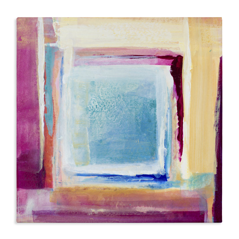 Toile brillante «New Day», conception par Lanie Loreth, H 17 po x l 17 po