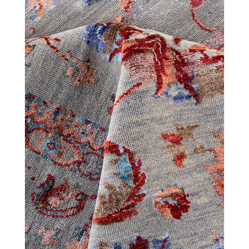 Overdyed One-of-a-Kind 8' 1" X 10' 3" Hand Knotted Area Rug