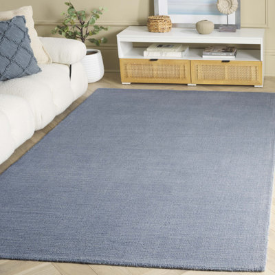 Laine abstraite touffetée à la main; Tapis d'intérieur en coton