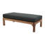 Portingale Rectangle Outdoor Teak Ottoman Patio Ottoman-1778756106