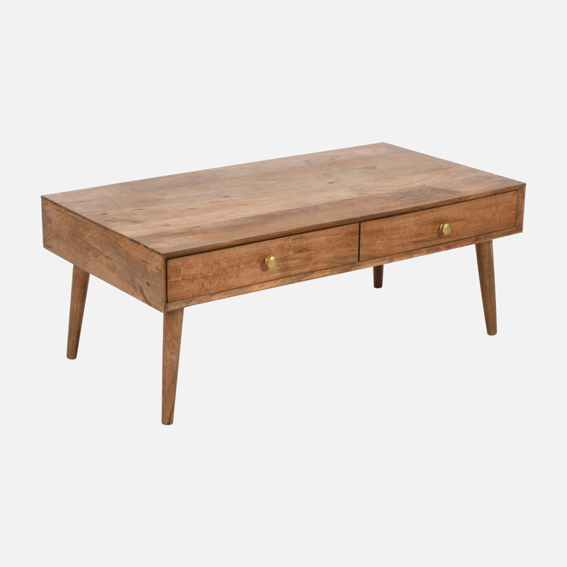 Austreng Table basse rectangulaire avec rangement 47,64 po x 24,41 po x 17,72 po