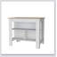 Îlot de cuisine à 3 tablettes Rockaway avec plateau de table résistant aux bactéries et grand espace de rangement, parfait pour les cuisines modernes-1754167691-1754167694