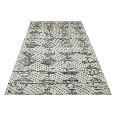 10X14 Modern Hand-Knotted Area Rug