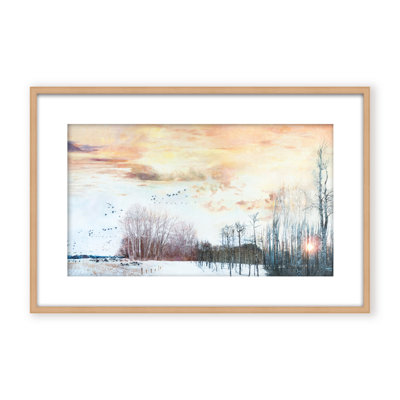 Nature Inspired Winters Flight by  - Picture Frame Painting