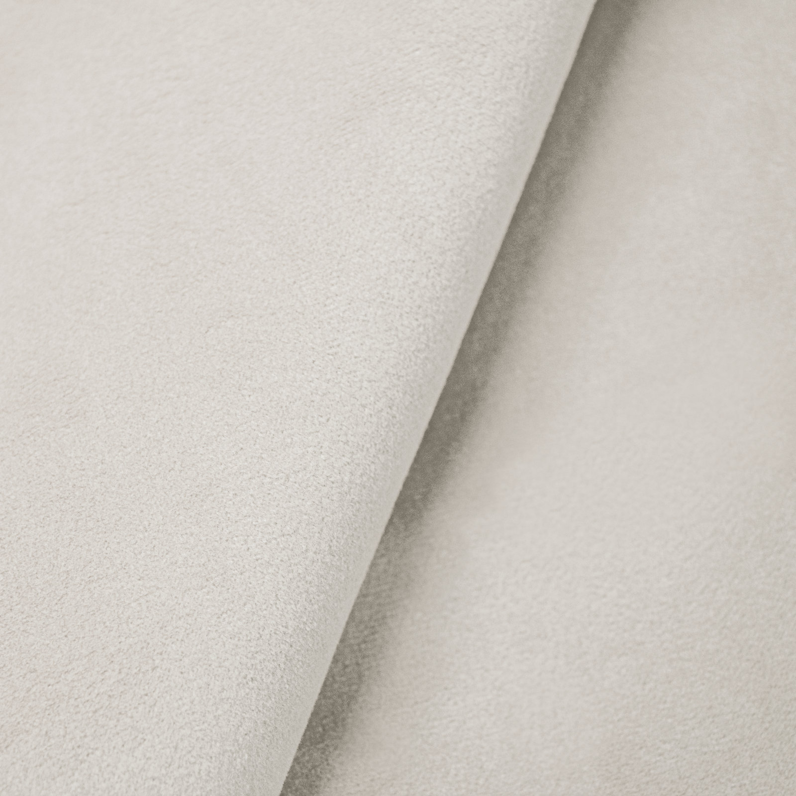 Orlando Upholstered Ottoman, Bella Light Gray Performance Velvet