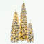 Arbre de Noël artificiel 3 pièces avec flocage de neige