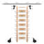 Échelle de roue amovible en bois 7,06 pi Red Oak-517074364-517074360-517074357