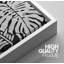Plant Abstraction " Black & White Line Art Jungle Leaf Variety Abstract Shape Illustration Modern Art Chic Relax Calm " 3 - Pieces-98697575-98697578