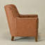 29.5'' W Top-Grain Genuine Leather Upholstered Armchair-494861743
