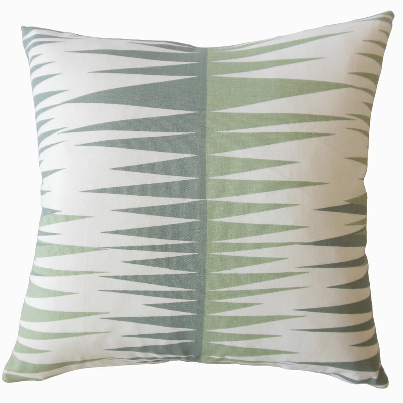 Coussin décoratif 100% coton Gadge, H 18 po x l 18 po, Chameau