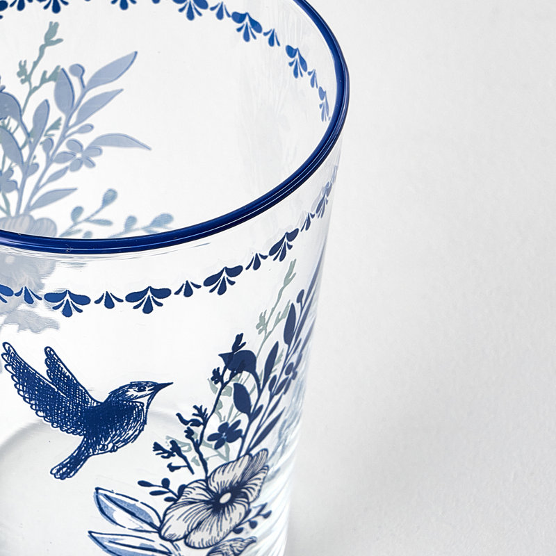 Verre bleu
