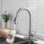 Robinet de cuisine rétractable à poignée simple avec accessoires-100651964
