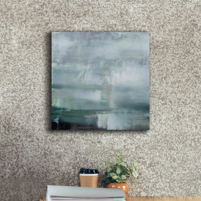  «Sailing Azure Bay - Détail» par Aondrea H. Maynard, art mural sur toile, 18 po x 18 po
