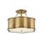 Plafonnier semi-encastré 3 lumières 18 po Chance-55175297