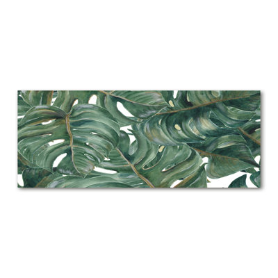 Monstera - No Frame Print on Canvas