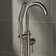 Floor Clawfoot Tub Faucet with Diverter