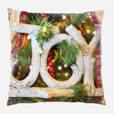 Canvas Outdoor Reversible Throw Pillow