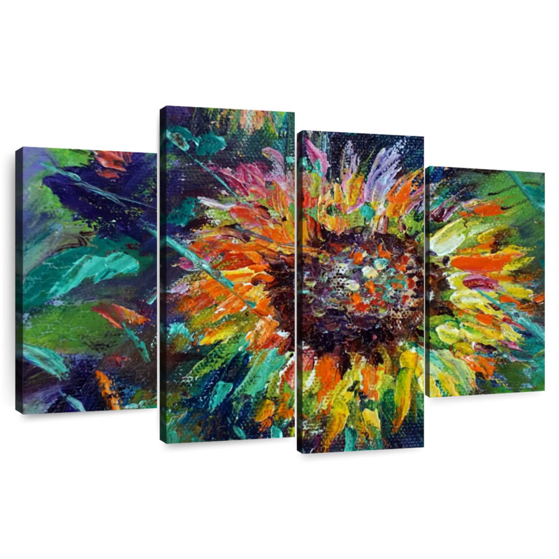 Harnek Colorful Sunflower, 22" H x 36" W