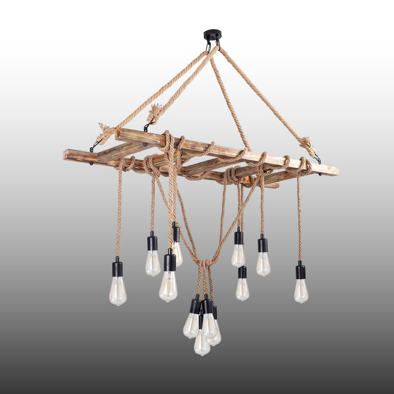 Hornbeam Body 12 Lights Boho Chandelier
