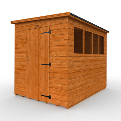 5x4w Tiger Shiplap Lean To Pent Shed