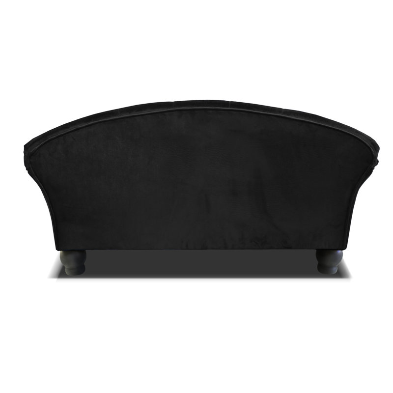 Debose Orthopedic Polyester Pet Bed, Dark Grey
