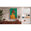 Horse in Yellow Surrealism - Wrapped Canvas-403705083-403705085