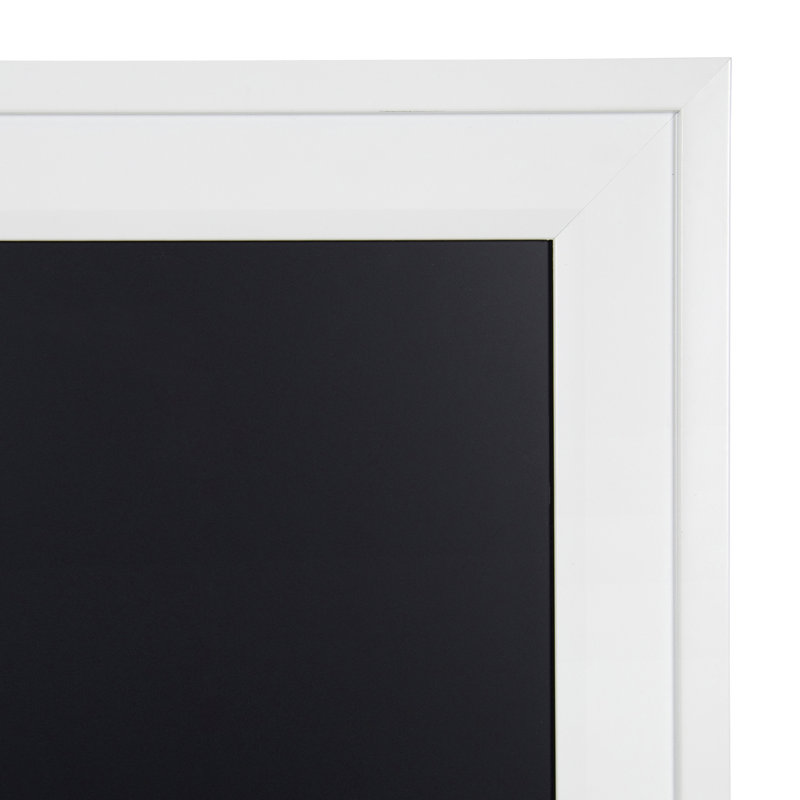 Tableau noir magnétique mural Perin, 31,5 po x 31,5 po, Blanc