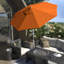 Parasol de patio blanc mat 11 pi.-1140514868