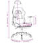 Fauteuil de massage avec repose-pieds-645734565