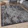 Carina Washable Rugs Geometric Design in Black