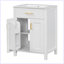 Ensemble de meuble-lavabo moderne avec lavabo en céramique