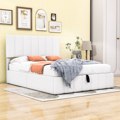 Lyke Upholstered Platform Bed with Hydraulic Storage