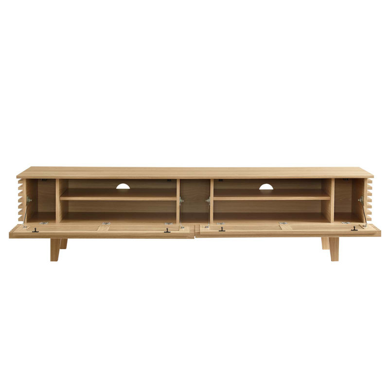 Crawley Finish 71-inch TV Stand, Oak