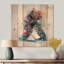 Percy - Impression de bois sportif sur bois de pin naturel-109491962