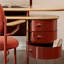 Frank Lloyd Wright Racine Signature Guest Chair with Arms-158191298-158191299