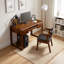 Bureau moderne en bois d'hévéa naturel