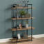 Sackman 347.98cm H x 228.6cm W Iron Etagere Bookcase