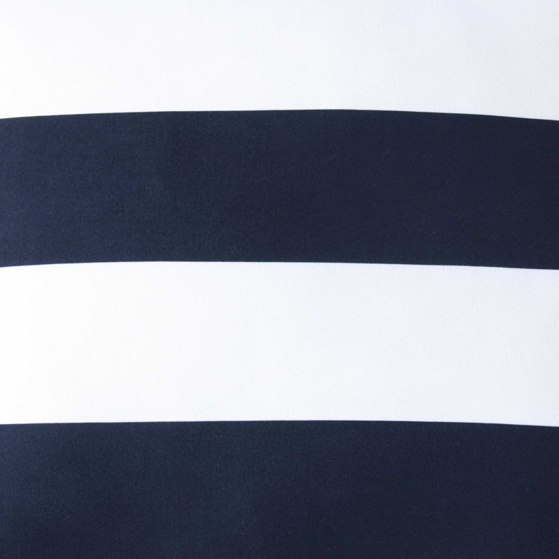 Nautica Sailor Stripe Blue Throw Pillow, Sailor Stripe Blue, Square 18"