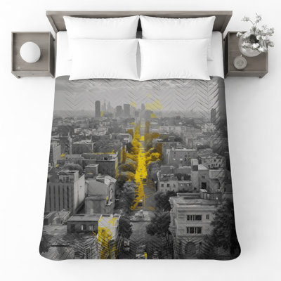 Couvre-lit matelassé City Skyline