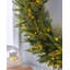 Faux Lighted Fir 100cm Wreath