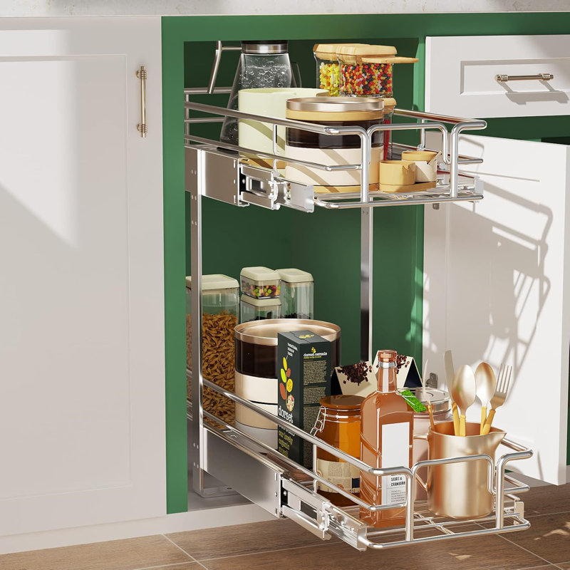 Rangement à 2 niveaux pour armoire coulissante, H 15 po x l 13 po x P 18 po