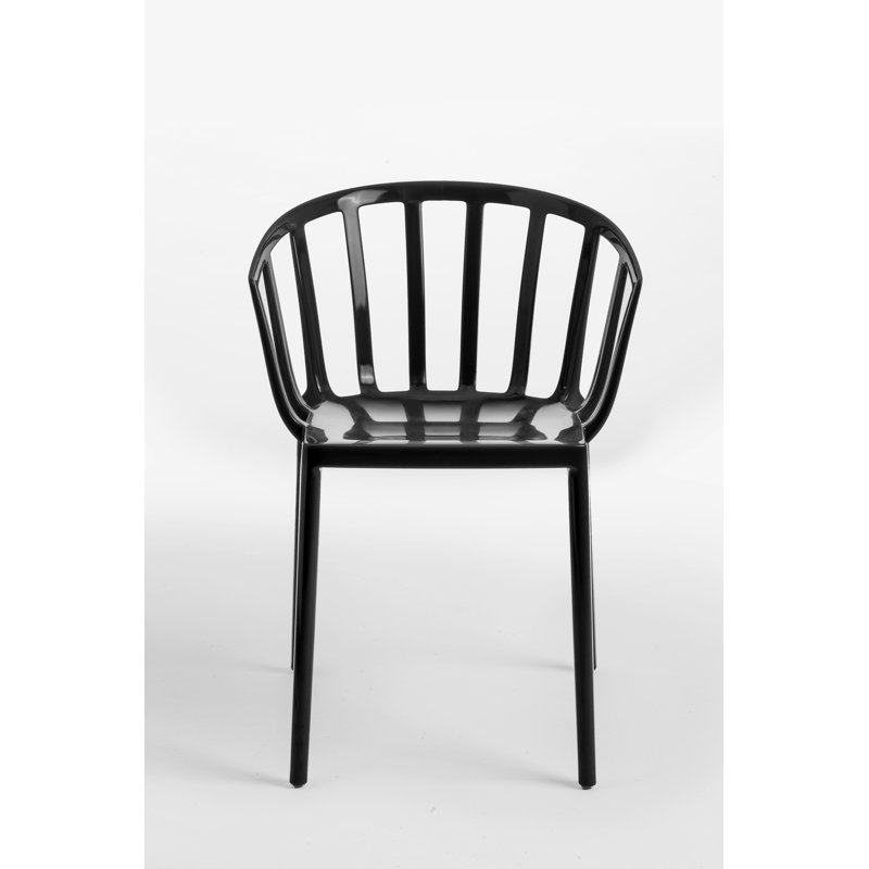 Venice Outdoor Dining Armchair, Black