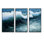 «Storm Waves In The Ocean», reproduction sur toile flottante 3 pièces