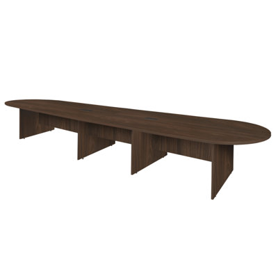 Table de conférence Regency Legacy 16 pi Stratifié avec 2 ports de chargement - Noyer Neo Regency