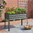 Large Electro-Coating Rust-Proof Metal Raised Garden Bed, Sturdy Elevated Support Legs & Pre-Drilled Drainage Holes, Weather-Resistant Anti-Corrosion Design-878459761