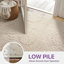 Tapis d'intérieur beige antidérapant à motif floral pelucheux et doux-1505185888-1495140620
