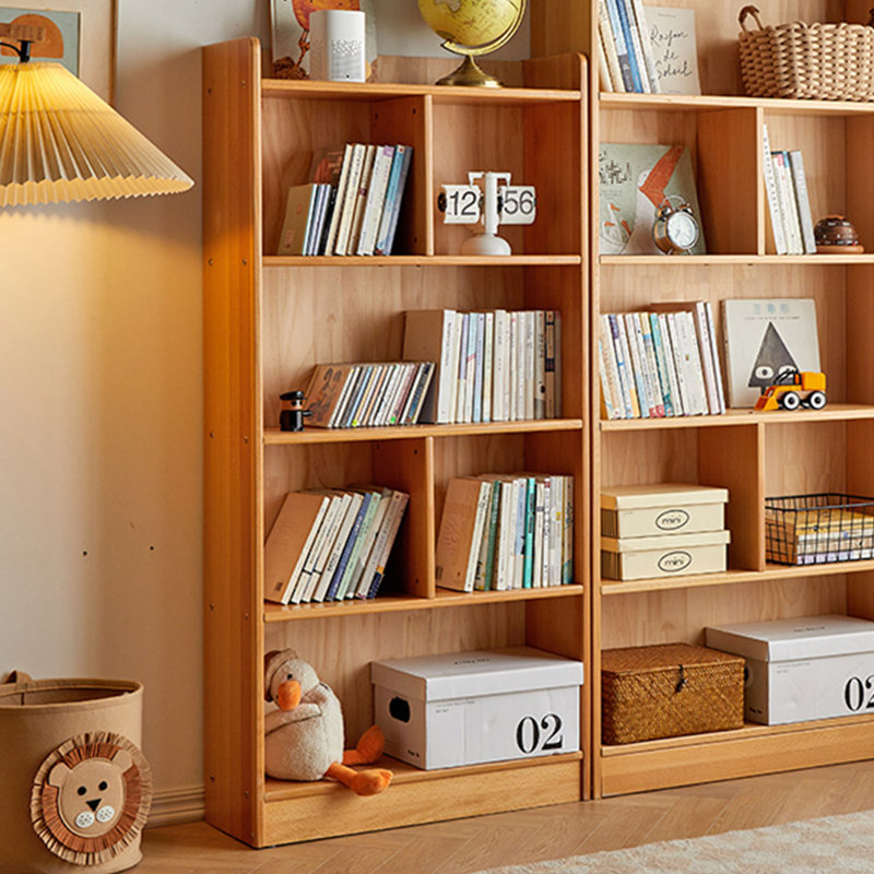 Bibliothèque de rangement à la mode, (5 tablettes) H 57,09 po x l 27,56 po x P 9,45 po